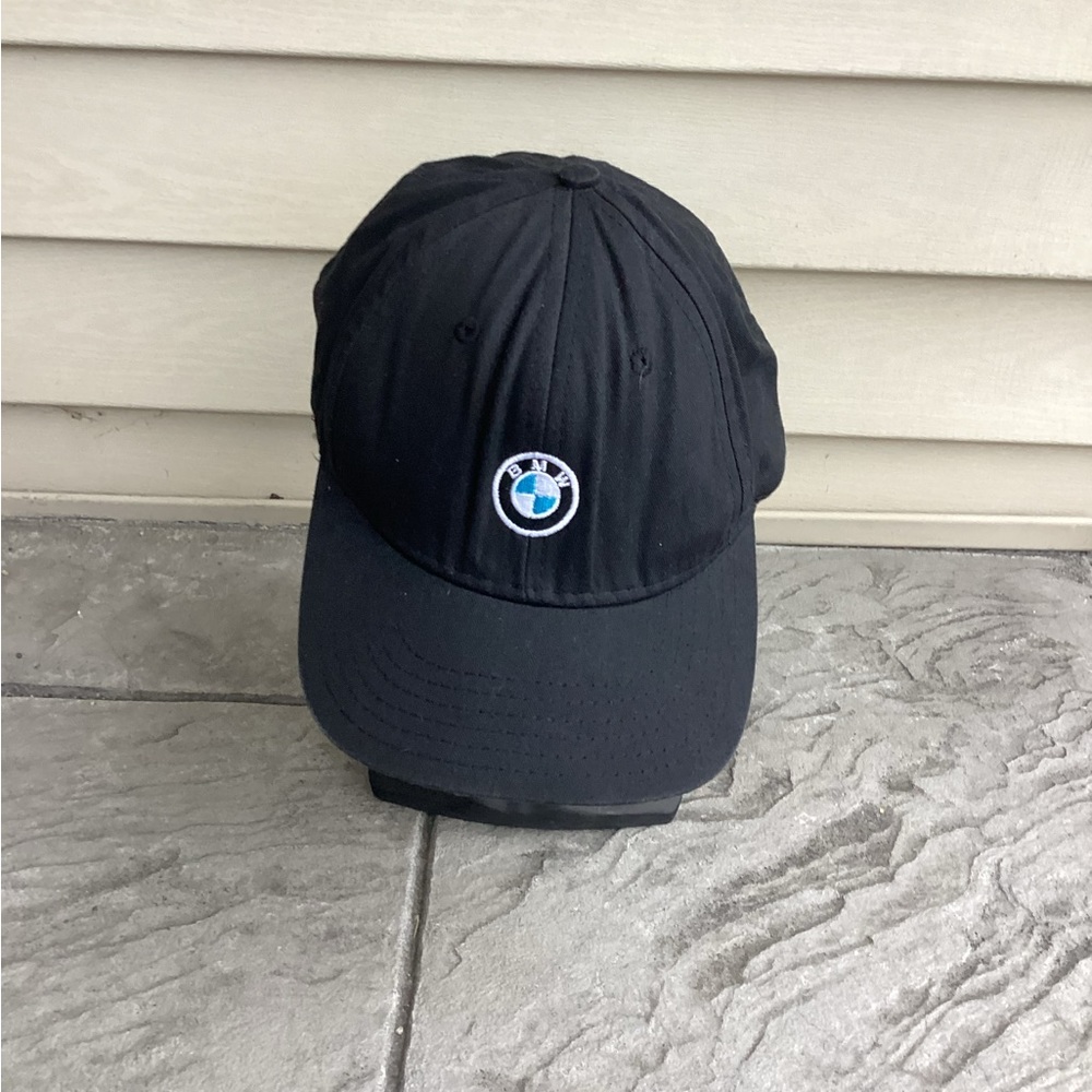 BMW CAP HAT TRUCKER MENS SHAPBACK MENS BLACK MOTO RACING